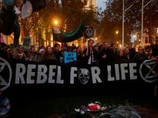 Hundreds join Extinction Rebellion protests across UK