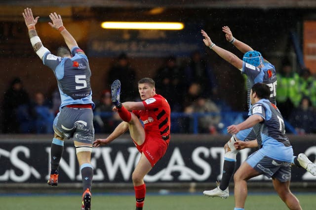 Owen Farrell was crucial to Saracens’ victory in Cardiff