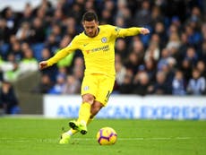 Hazard not thinking about reaching century of Chelsea goals