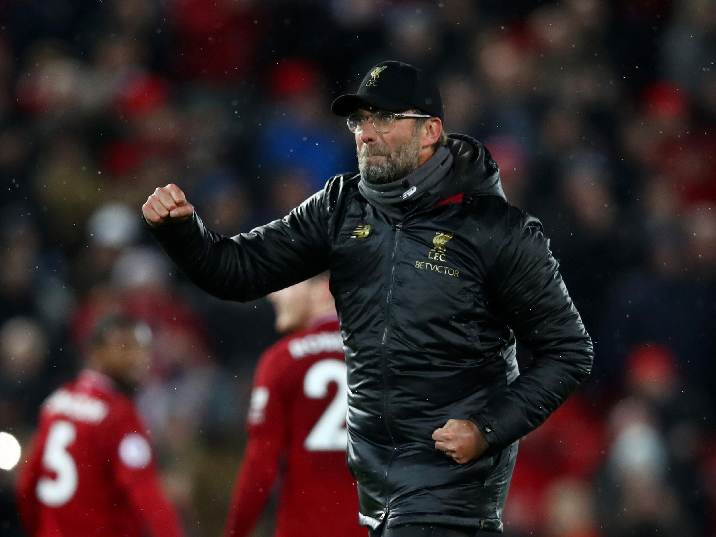 Jurgen Klopp hailed his side's 'perfect' performance at Anfield