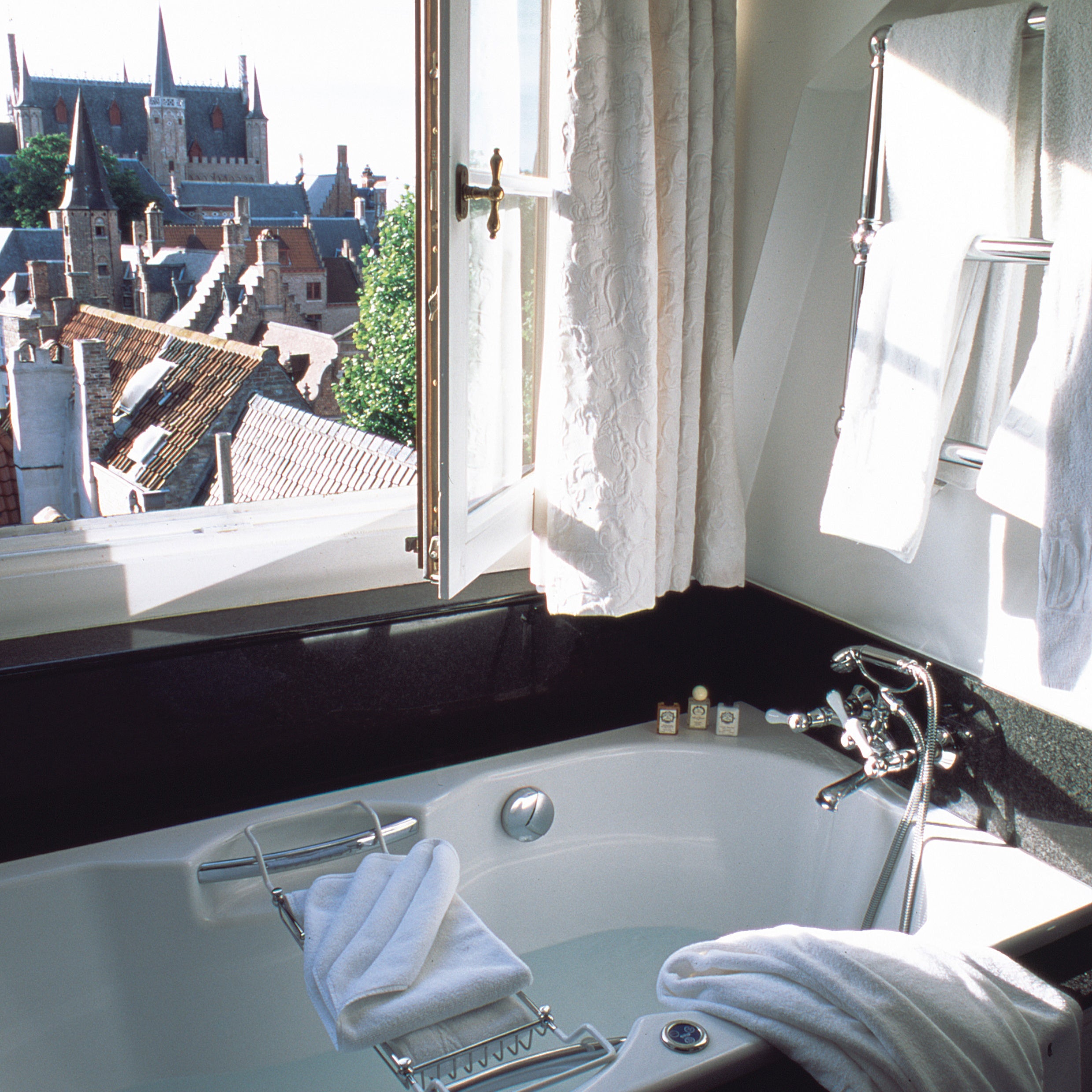 A tub with a view: the junior suite at The Pand