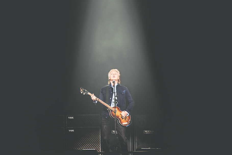 Paul McCartney at the O2 Arena in London