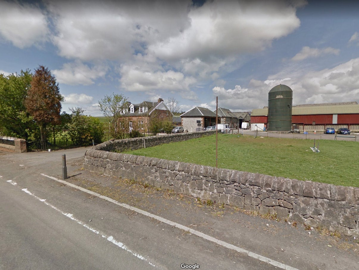 The trailer filled with whisky and gin was taken from Nether Southbar Farm in Inchinnan