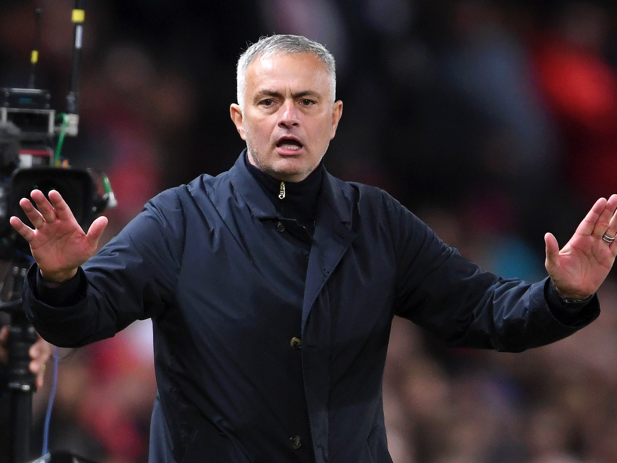 Jose Mourinho was alleged to have sworn in Portuguese into a camera