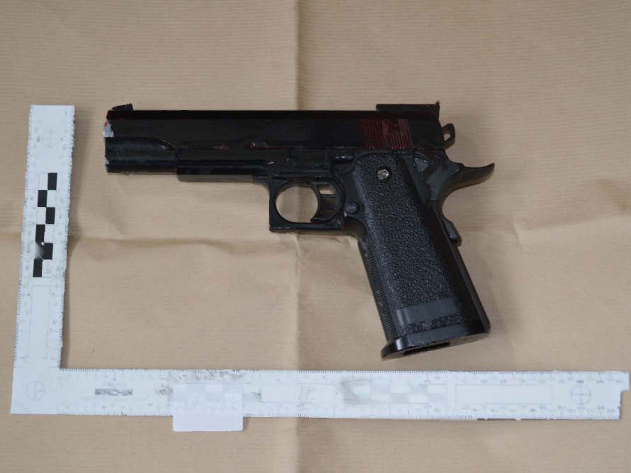 Sudesh Amman, 18, posted a photo online saying 'armed and ready' including a BB gun that had been painted black to look like a real pistol
