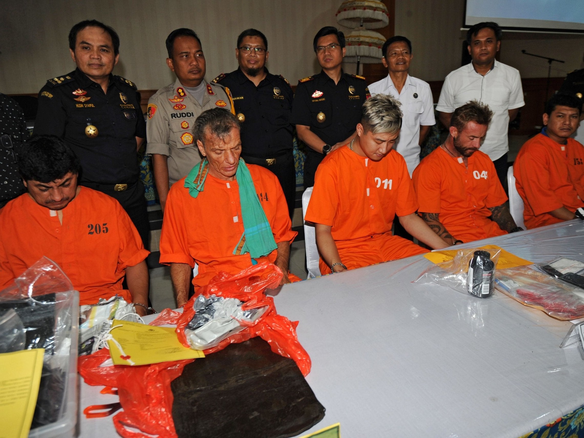 Five foreigners have been arrested in Bali for drug trafficking