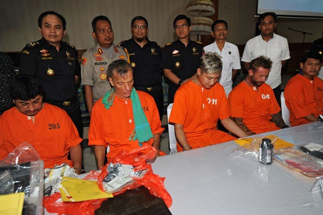 Five foreigners have been arrested in Bali for drug trafficking