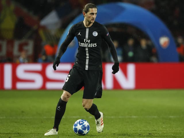 Adrien Rabiot of Paris Saint-Germain