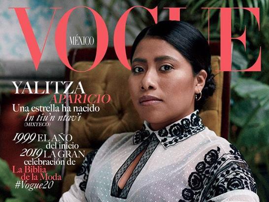 Yalitza Aparicio is the cover star for the magazine’s January 2019 issue (Vogue Mexico)