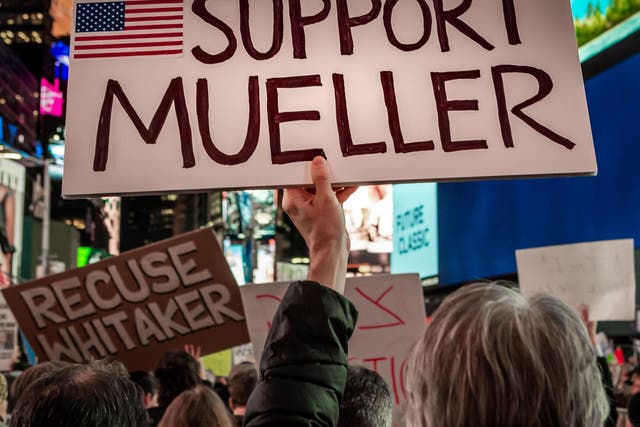 Thousands shut down the streets of New York City, after a nationwide call to protect special counsel Robert Mueller