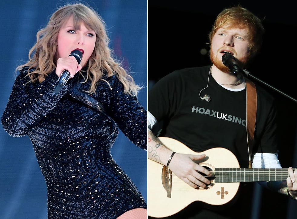 Who is more successful taylor swift or ed sheeran?