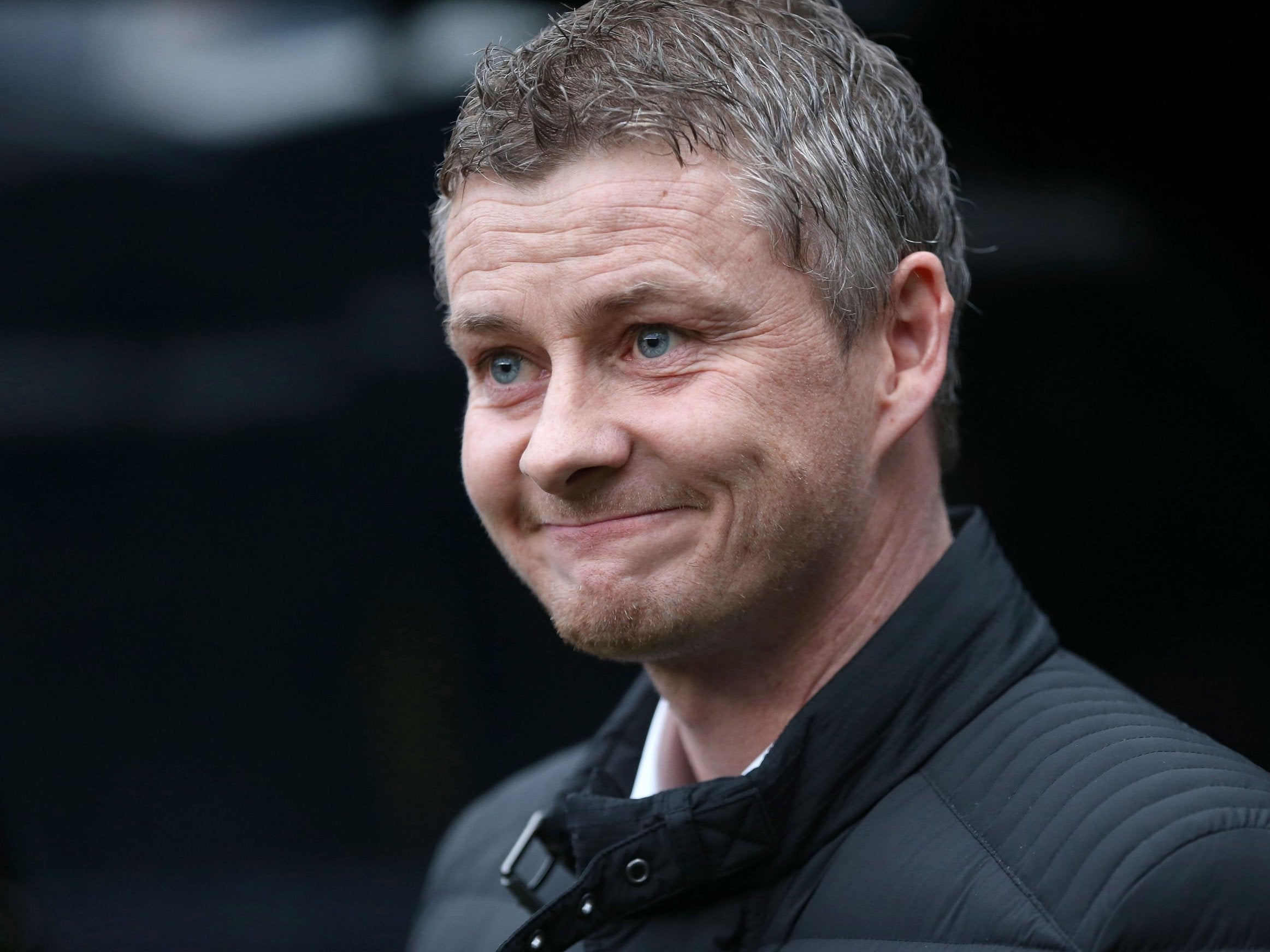 Image result for solskjaer smiling