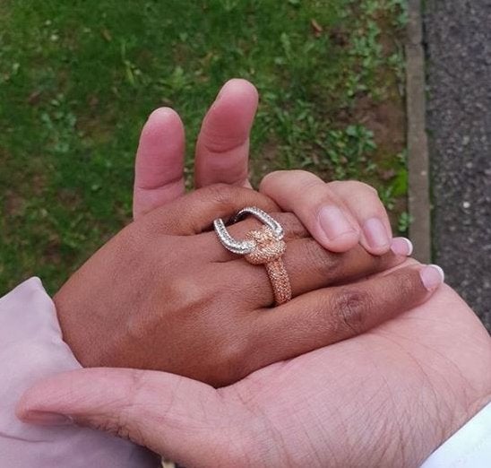 Nadiya's Swarovski wedding ring