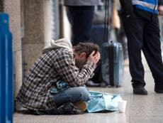 Osborne denies his austerity caused homelessness crisis