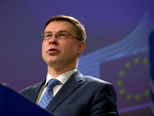 Vice-president of the European Commission Valdis Dombrovskis