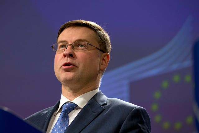 Vice-president of the European Commission Valdis Dombrovskis