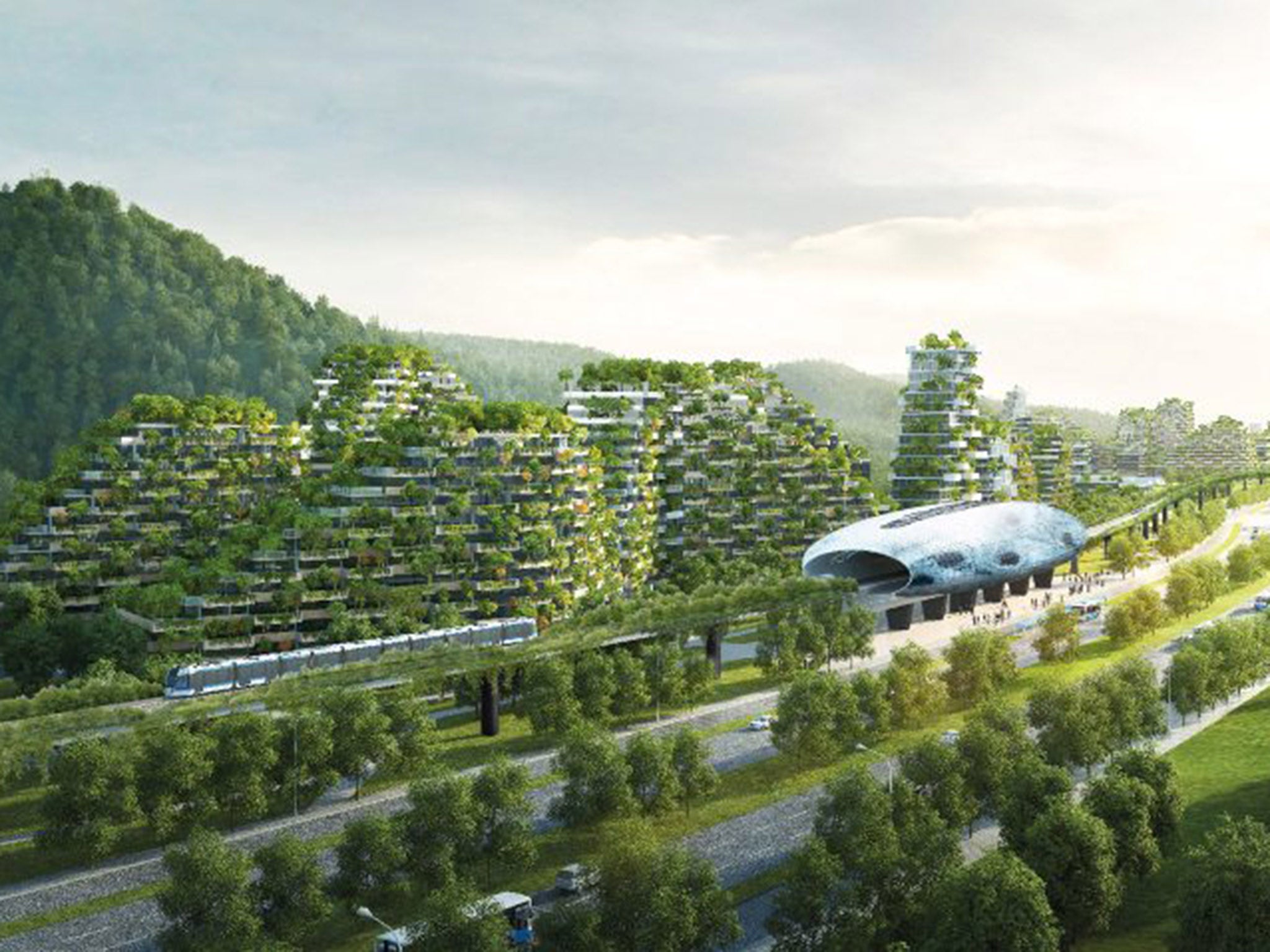 Liuzhou forest city, designed by Boeri