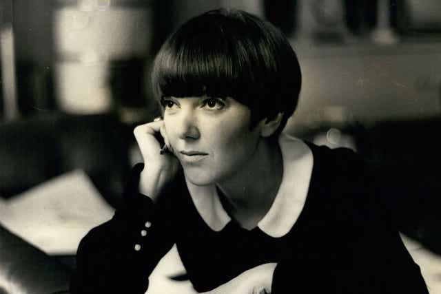 Mary Quant at home in Chelsea, 1968