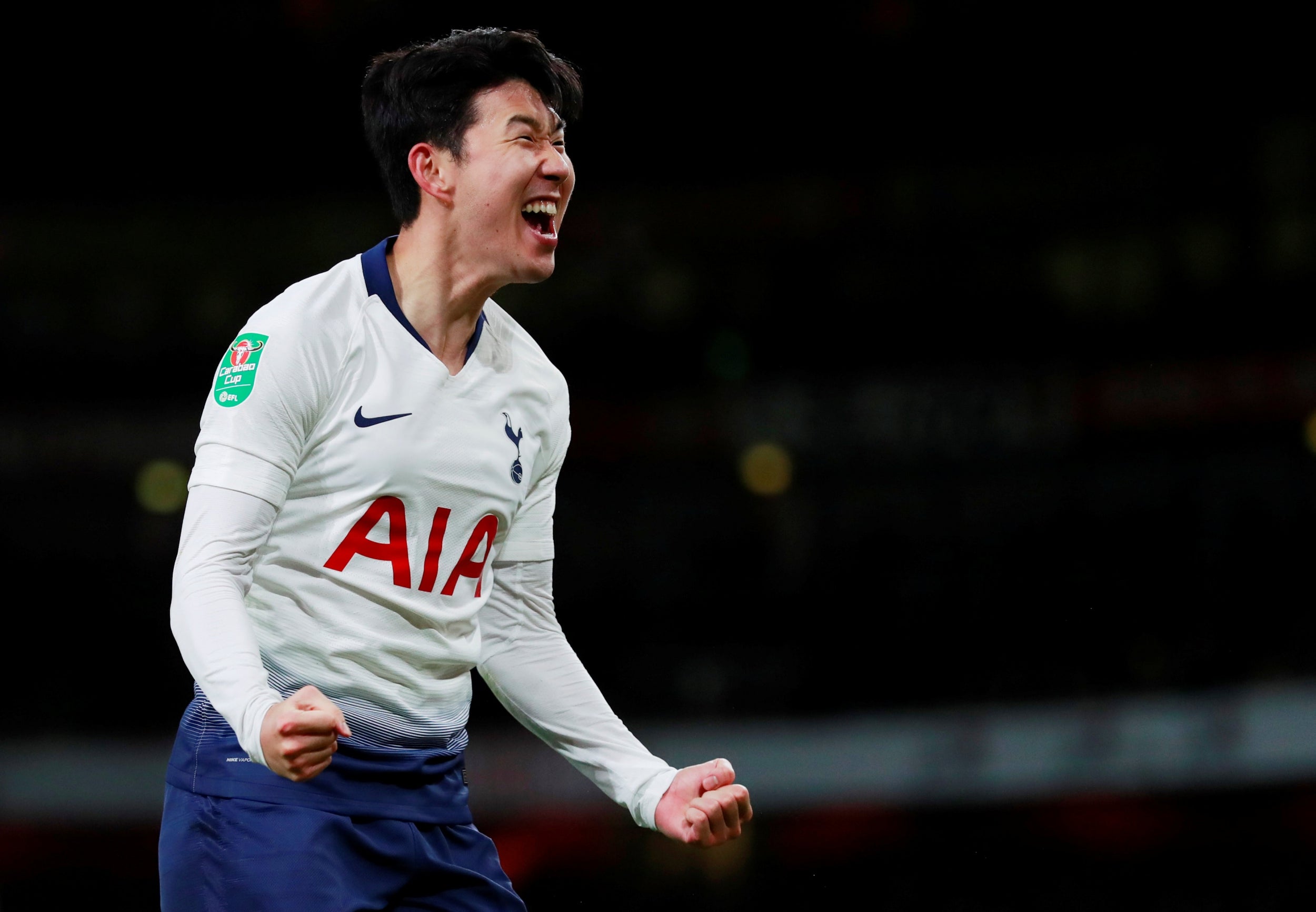 Son put Spurs in front after 20 minutes