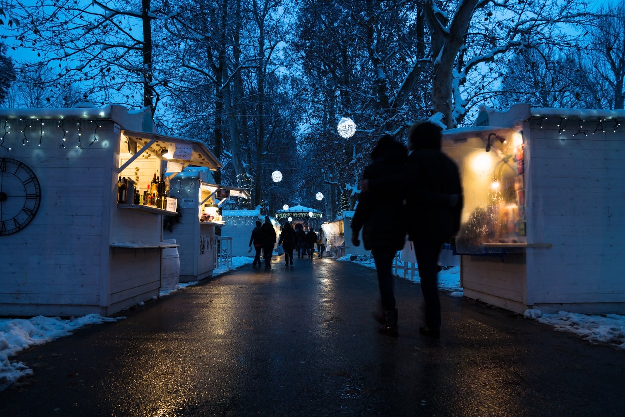The city has the largest Christmas market in Croatia