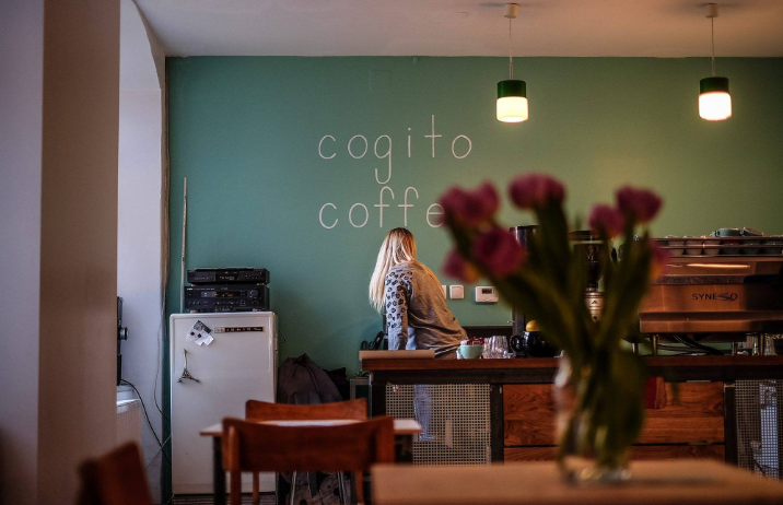 Experience the cafe culture at Cogito Coffee