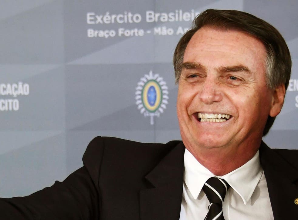 Jair Bolsonaro was elected in October 2018