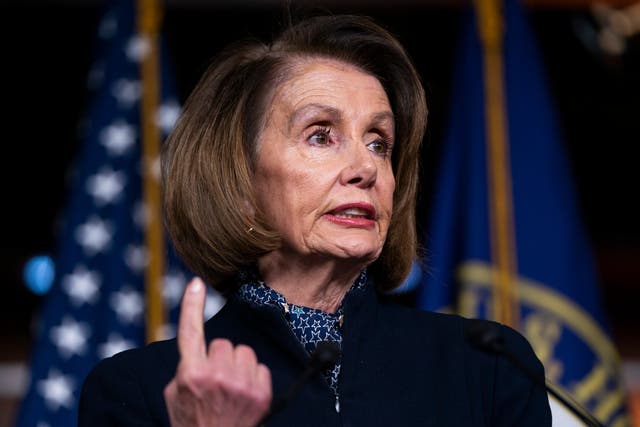 Nancy Pelosi has promised her party will use its supremacy in the House to scrutinise the president