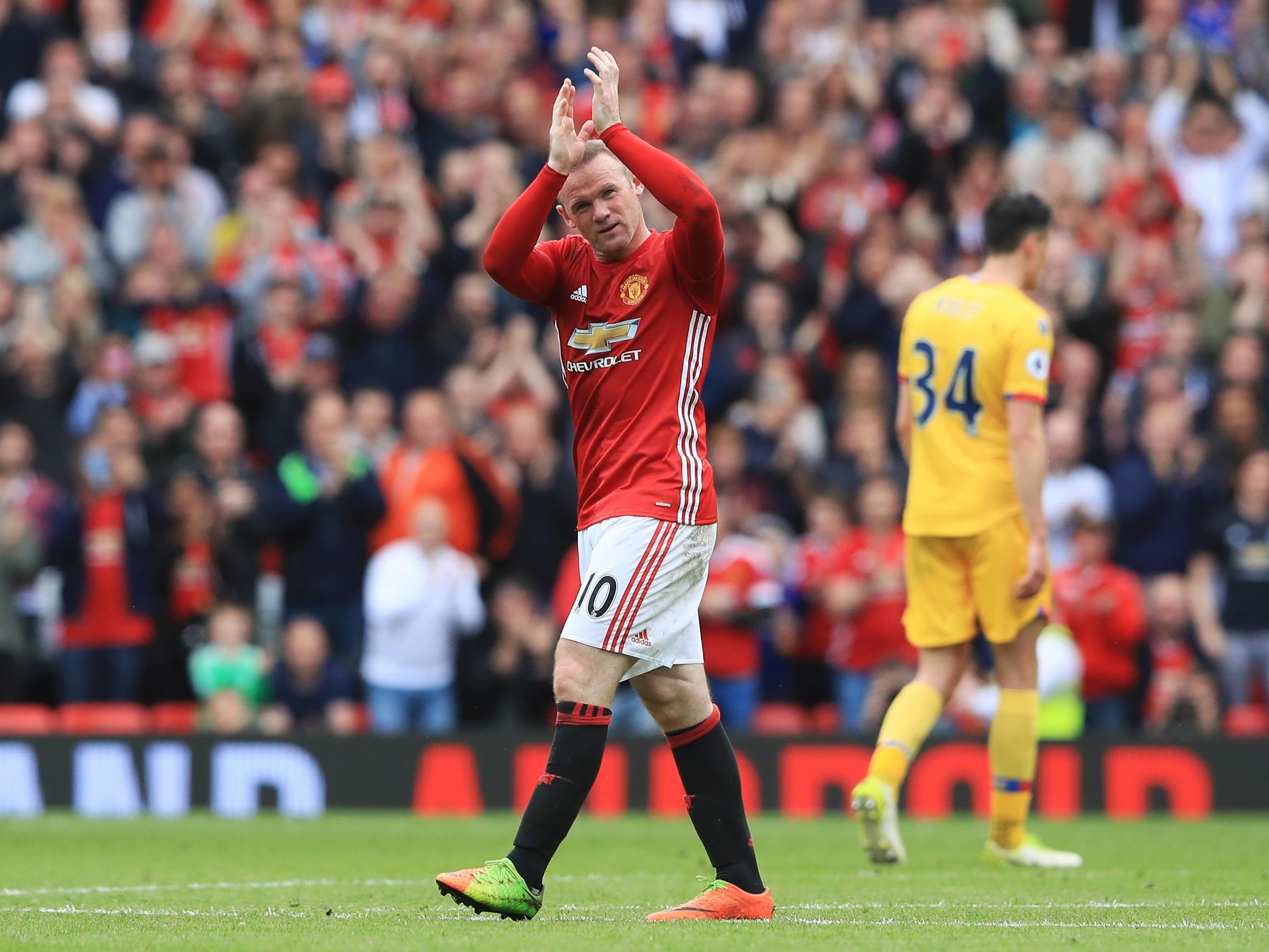 Rooney left United to rejoin boyhood club Everton in 2017