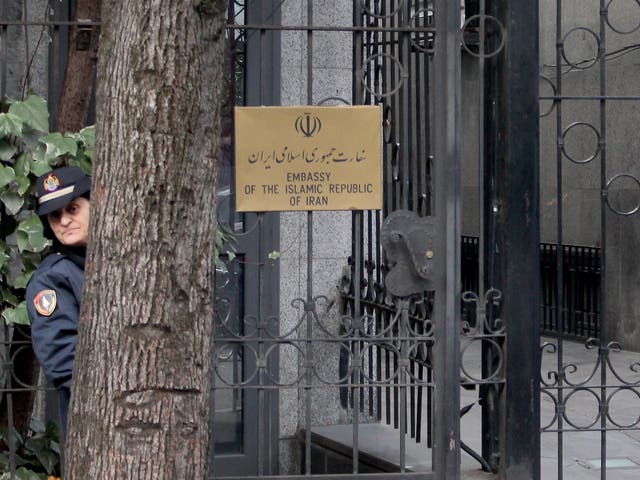Iran's Embassy premises in Tirana, Albania