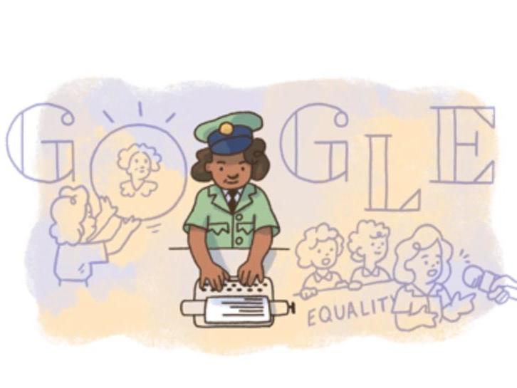 Google has paid tribute to activist Connie Mark in its latest Doodle