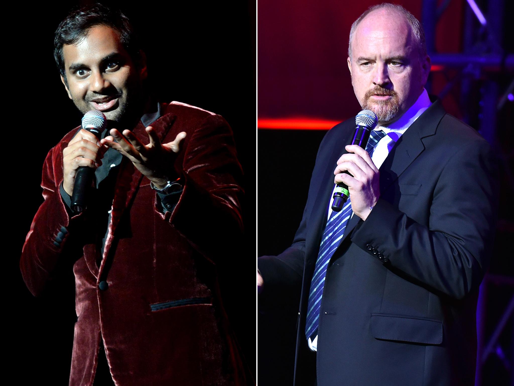 Aziz Ansari and Louis CK have both returned to the stage