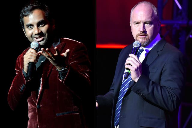 Aziz Ansari and Louis CK have both returned to the stage