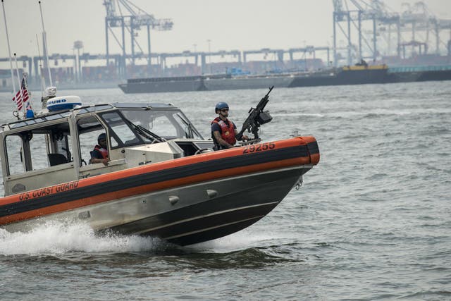 Rescue swimmers with the US Coast Guard helped save sailors on a round-the-world voyage