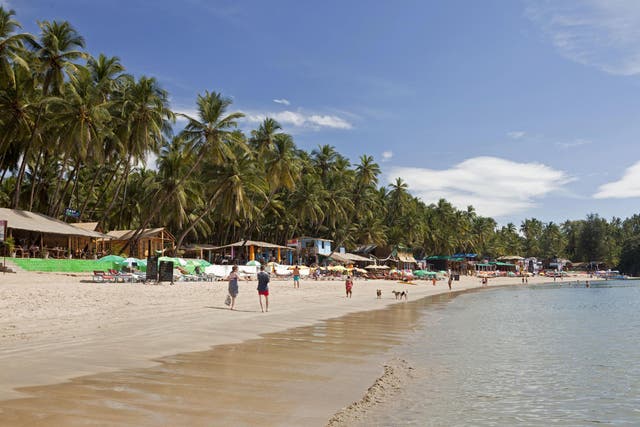 A British woman was raped near to Palolem beach in Goa