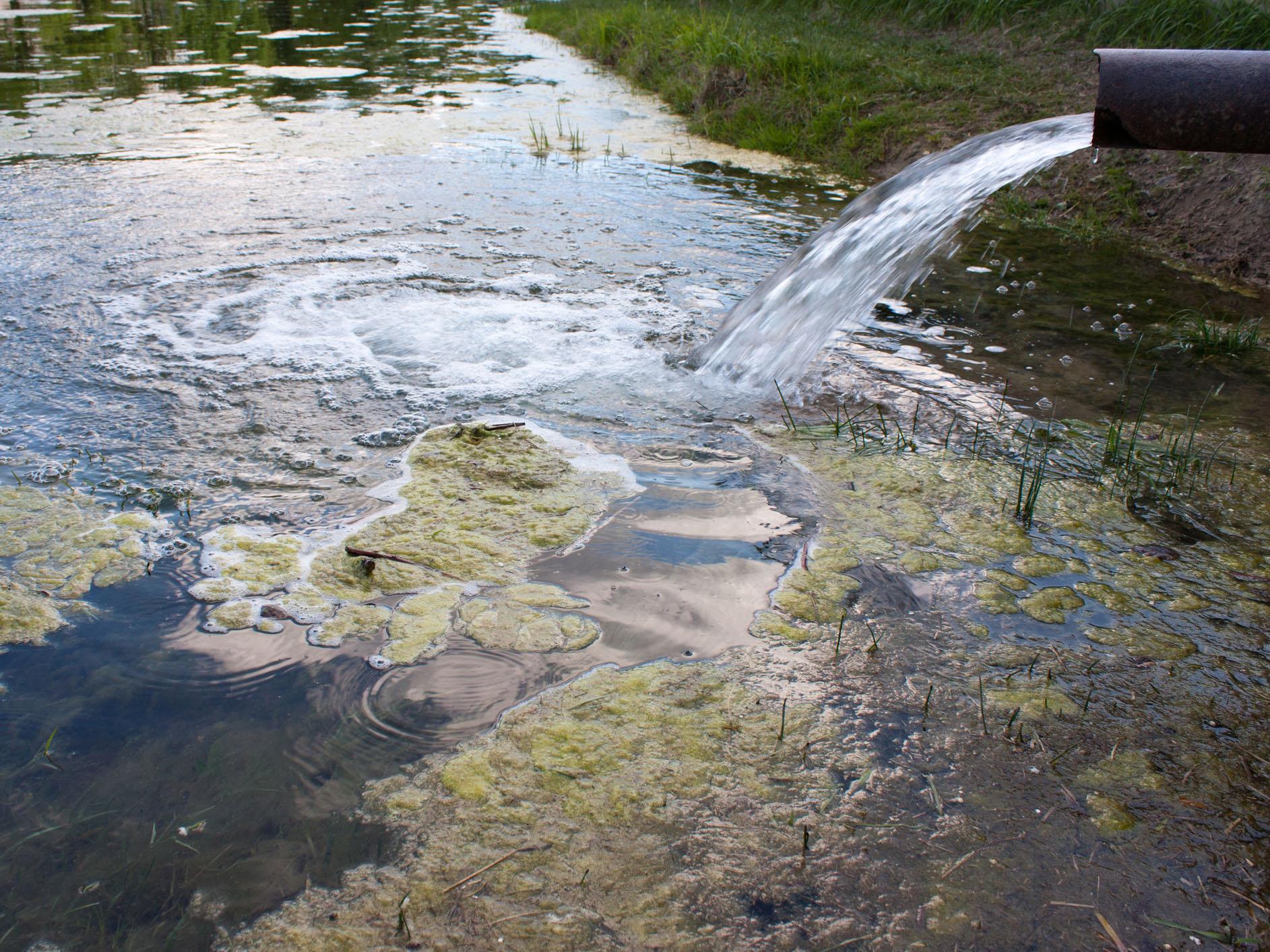 Sewage was allowed to flow into a tributary of the River Thames for at least 24 hours