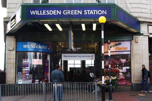 Willesden Green Station, in north-west London