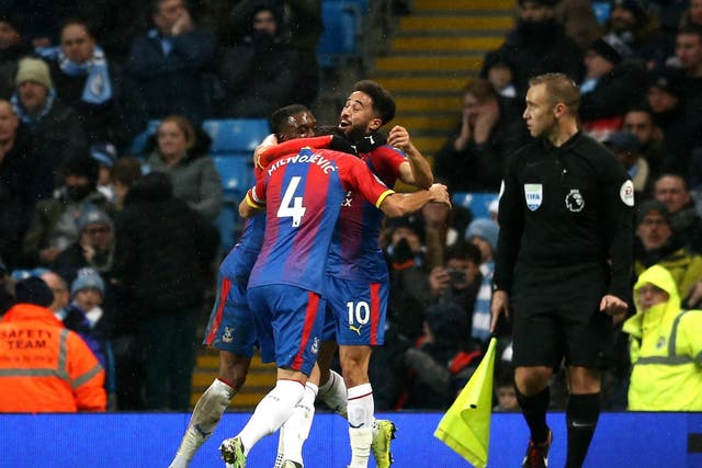 Andros Townsend scored a wonder goal to put Palace ahead going into the break