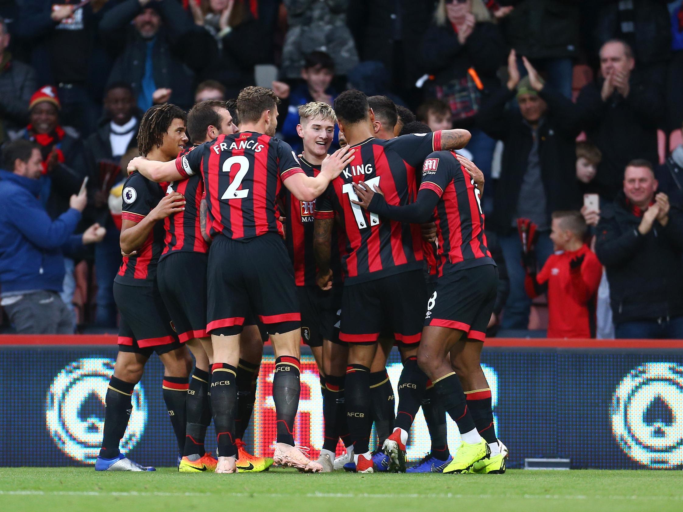 David Brooks put his side ahead in the first half