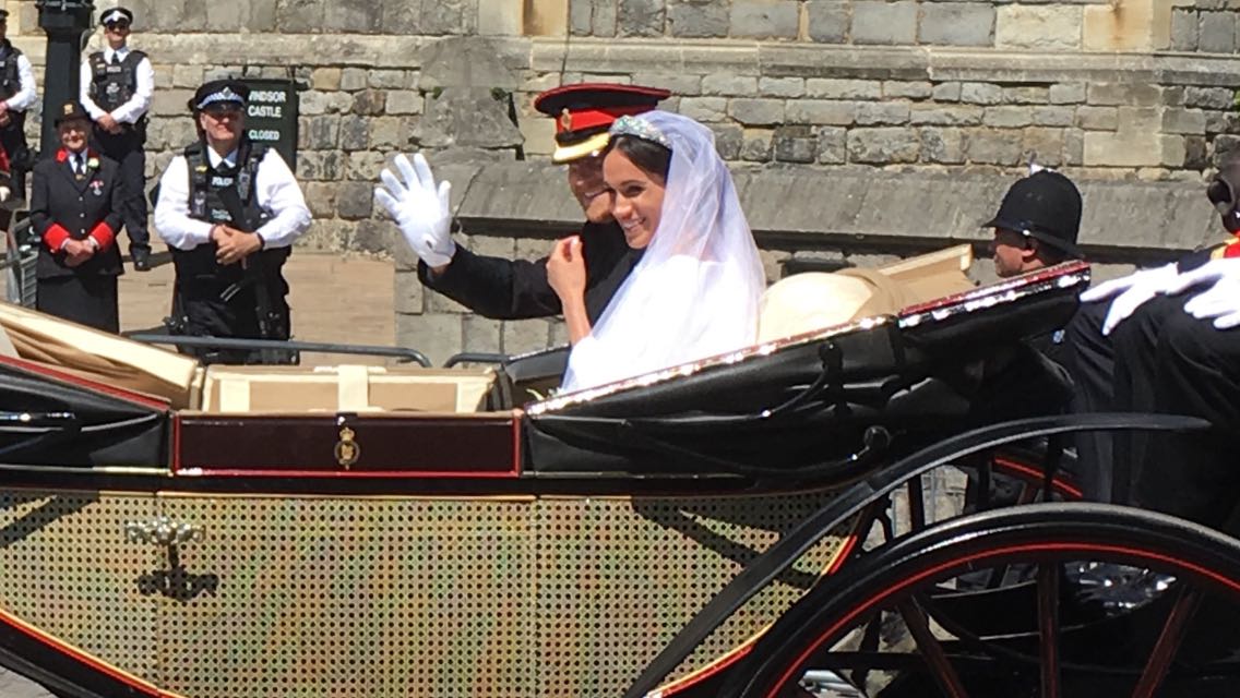 Photo taken by Karen Anvil at royal wedding on 19 May 2018