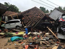 Hundreds dead after devastating tsunami in Indonesia- live updates