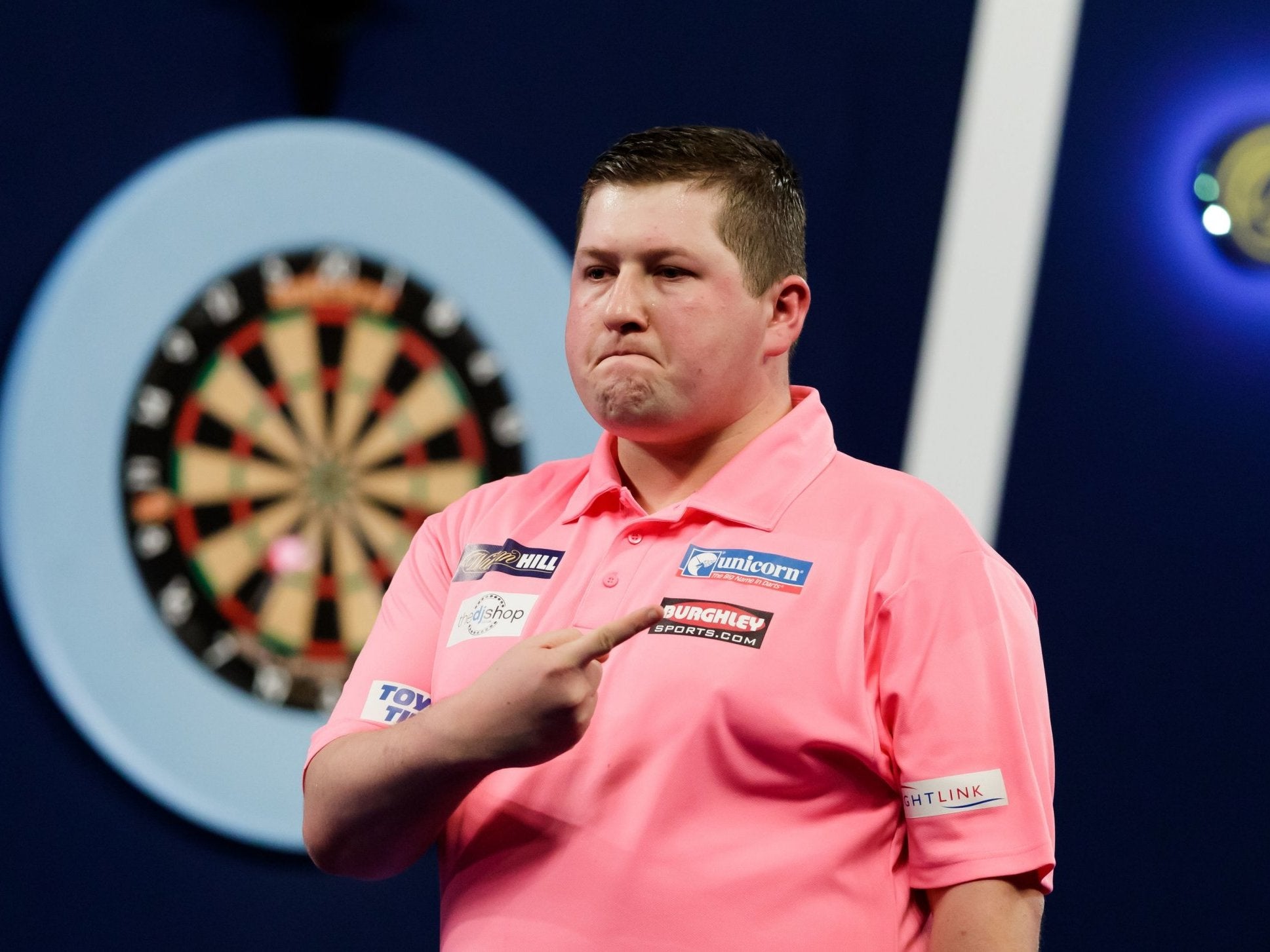 Keegan Brown had been on top early in the match