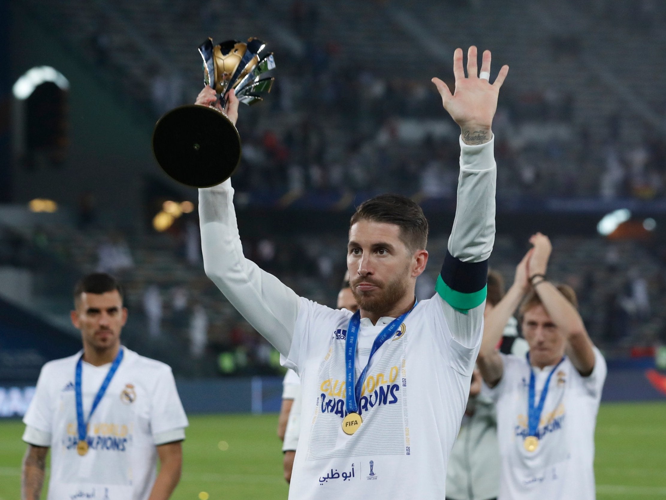 Sergio Ramos picked up his fourth Fifa Club World Cup on Sunday