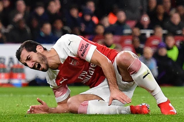 Henrikh Mkhitaryan has been ruled out for around six weeks after breaking a bone in his foot