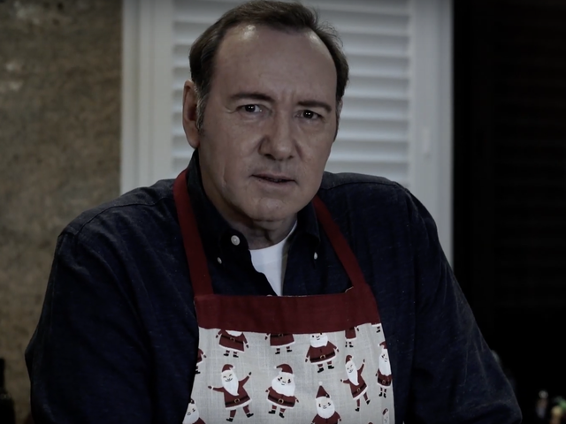 The 59-year-old actor delivered his monologue in the persona and style of Frank Underwood