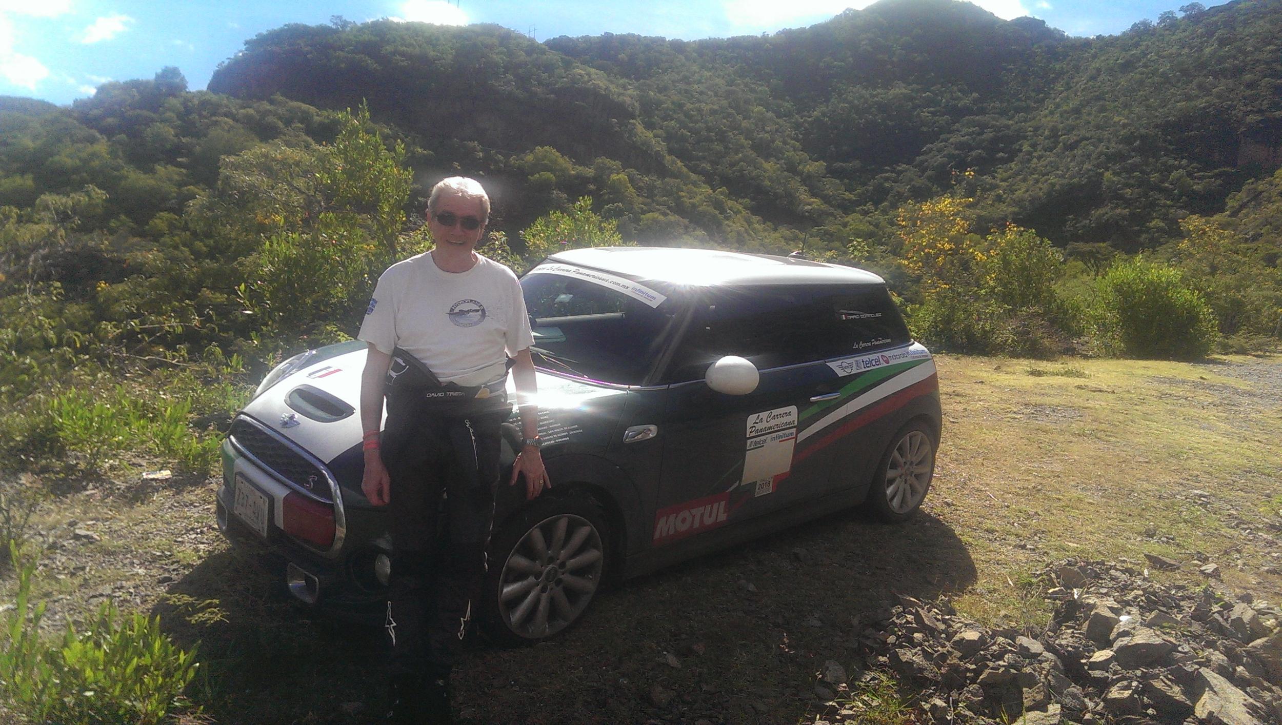 The Mini that Mario and I shared on the dusty roads of Mexico