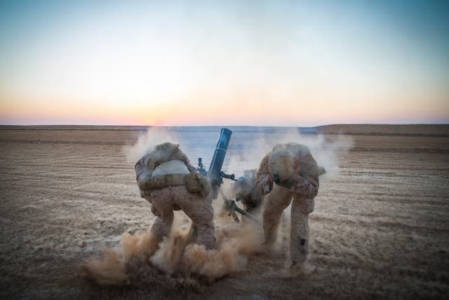 US troops launch mortar against ISIS positions in Syria