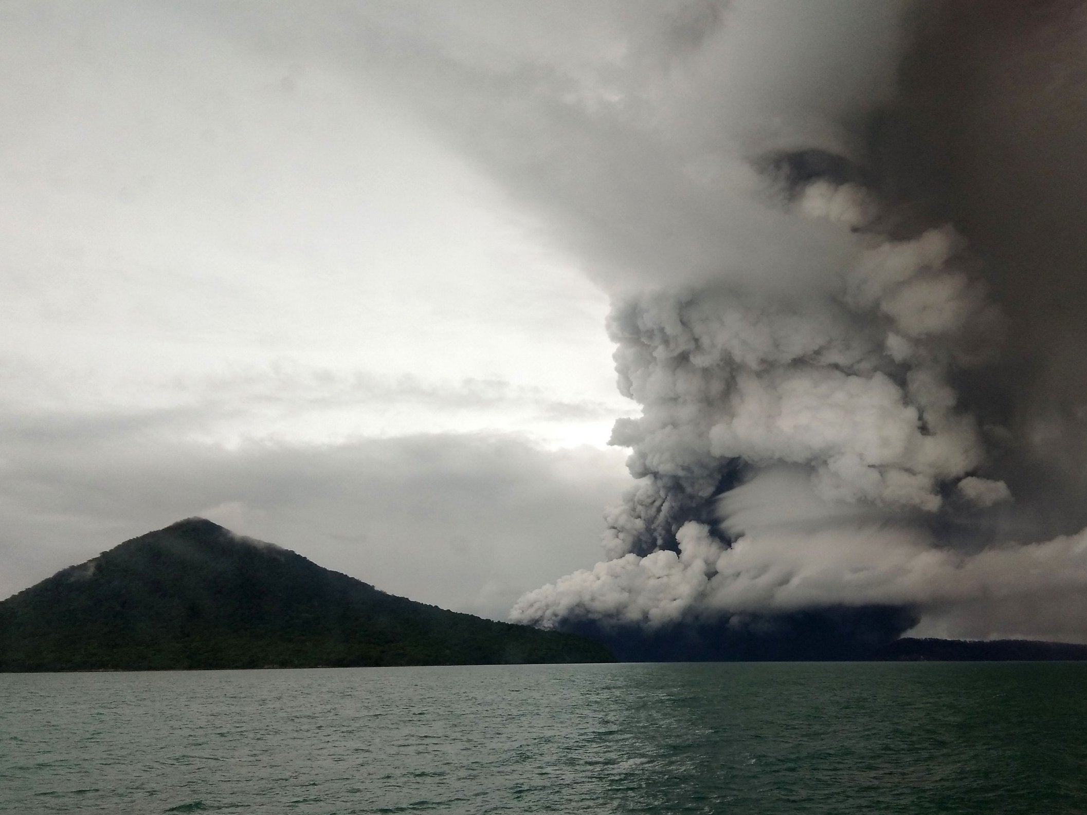 The Anak Krakatau volcano triggered a tsunami which killed at least 430 people