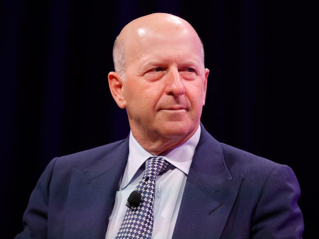 <p>Goldman Sachs president and co-chief operating officer David Solomon in October 2017</p>
