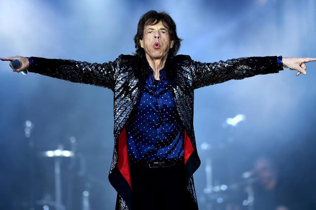 Mick Jagger of The Rolling Stones performs live on stage on the opening night of the european leg of their No Filter tour at Croke Park on 17 May, 2018 in Dublin, Ireland.