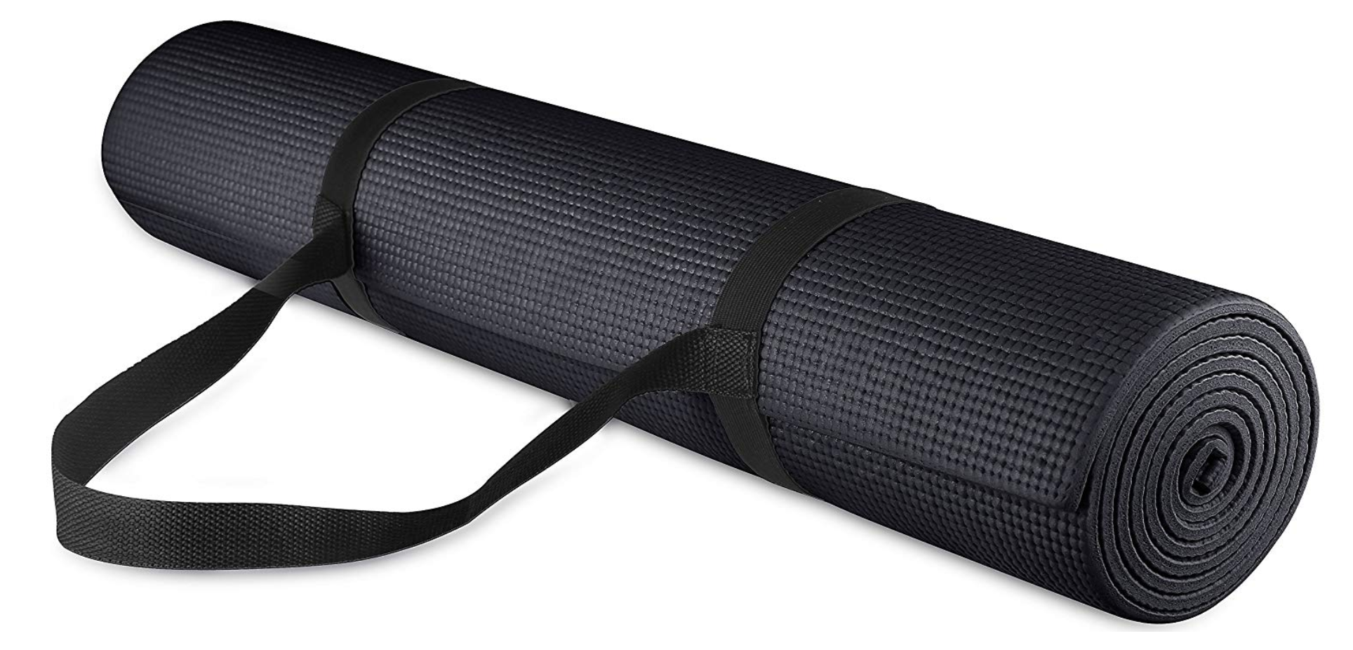 A yoga mat is perfect for stretching or for doing floor exercises (Amazon)